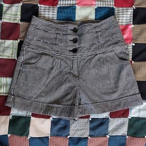 Y2K Forever21 Pinstripe Shorts